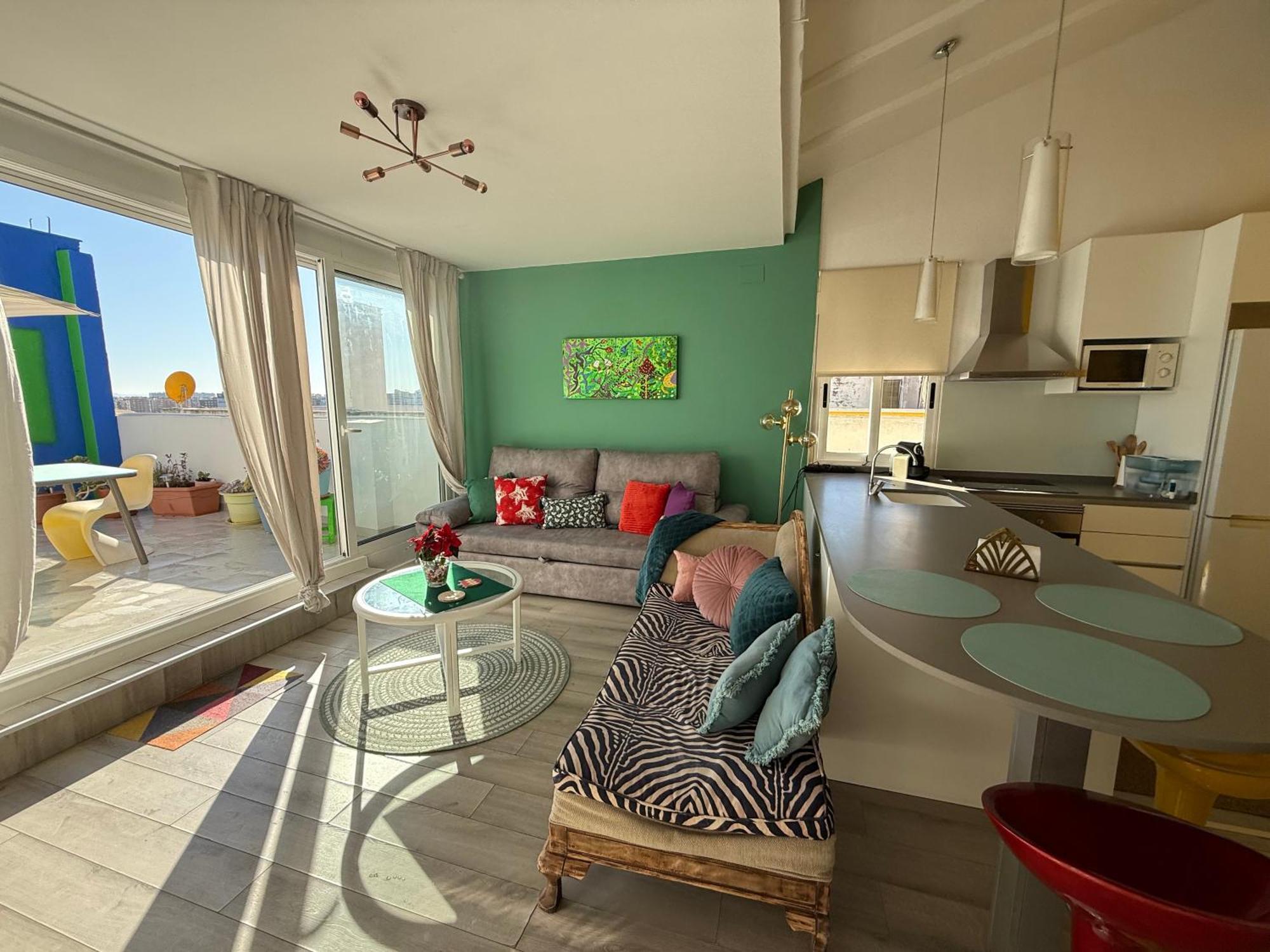 Апартаменты Petite Penthouse With The Sunniest Terrace In Валенсия Экстерьер фото